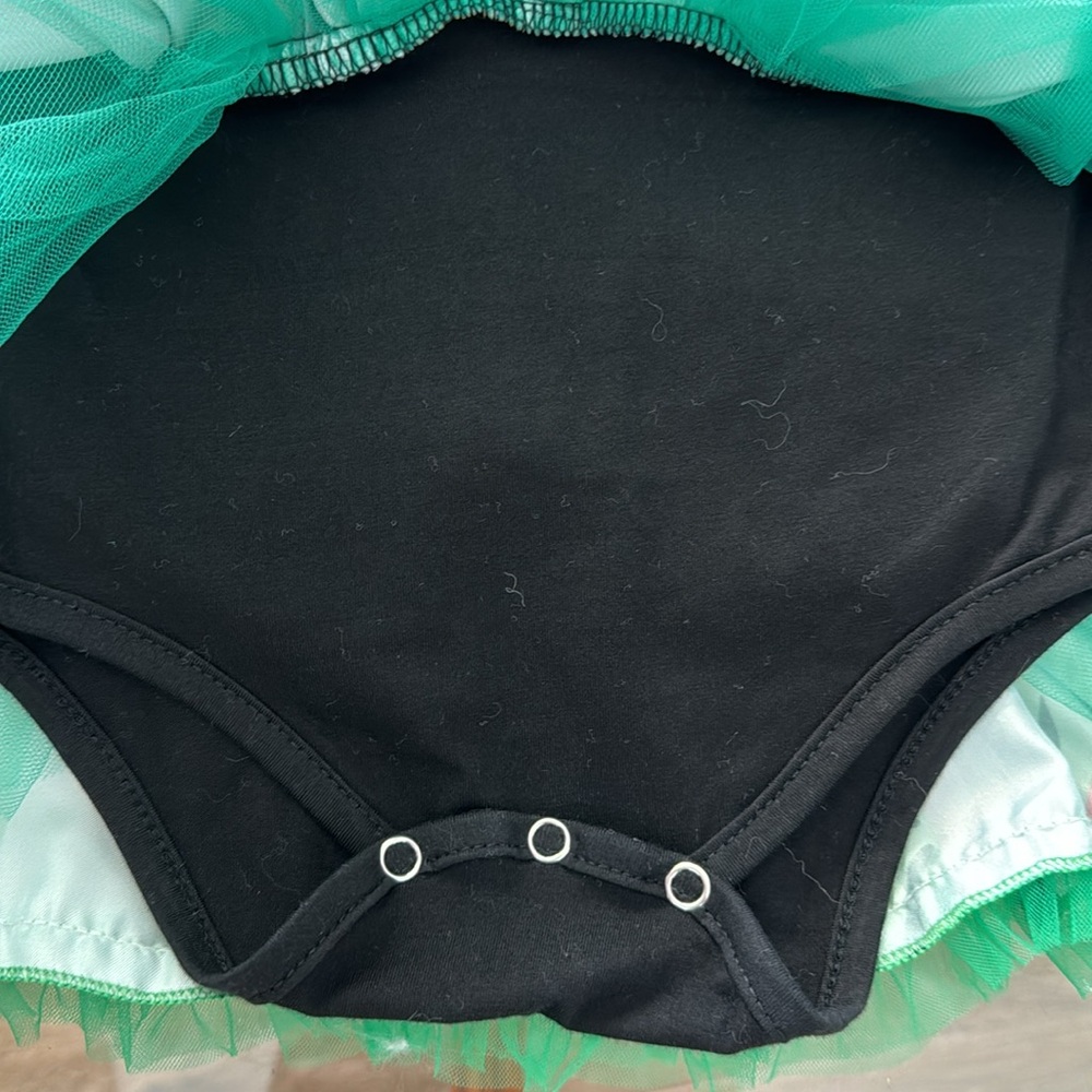 Green and Black Kids Costume Dress - Picture 3 of 3